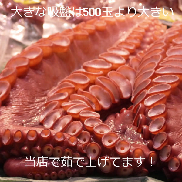 坂下商店特製BIGな煮ダコ(柔らかいですよ~)