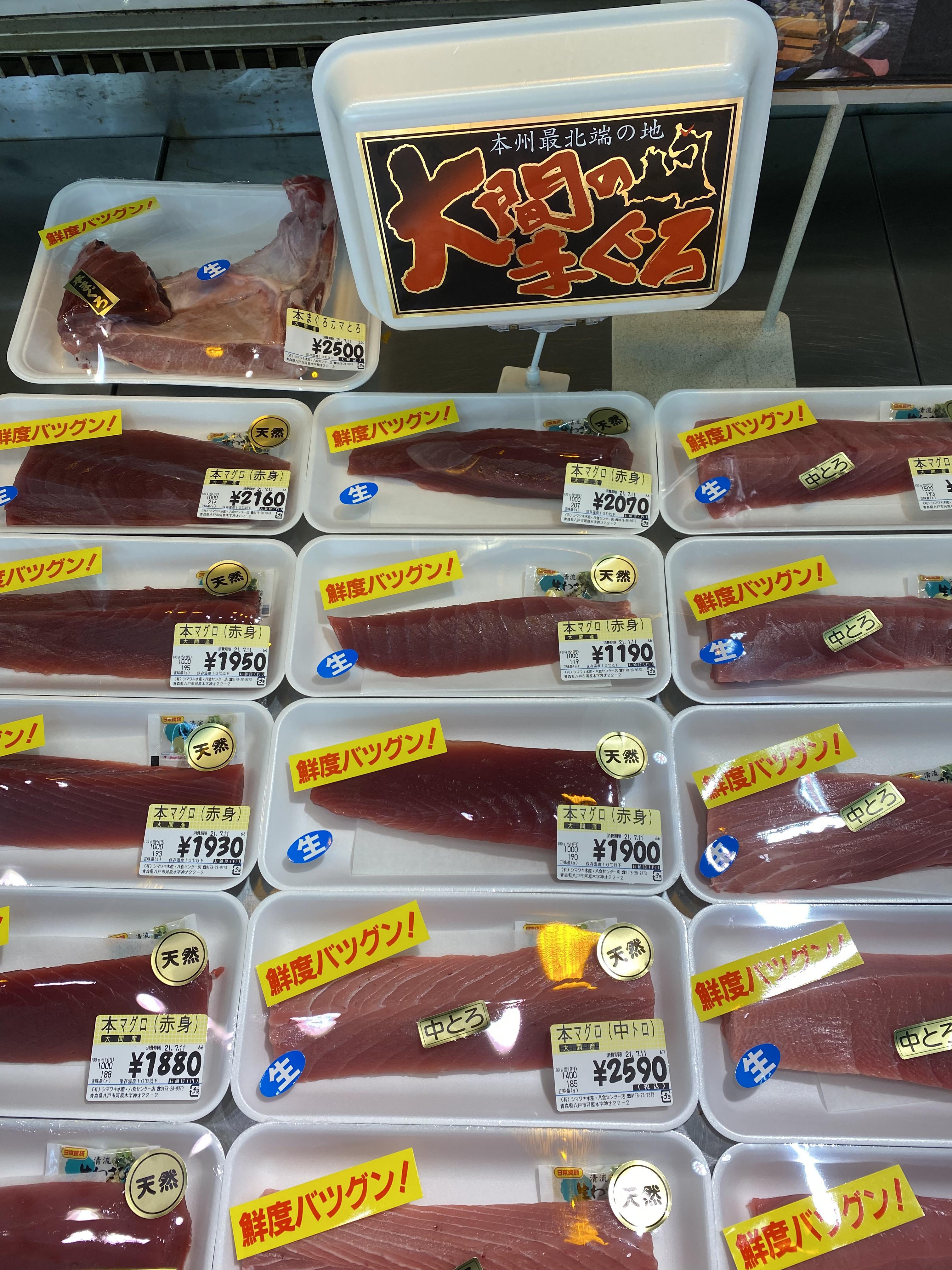 大間の本マグロまたまた入荷！