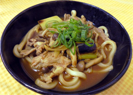 ネギたっぷりカレーうどん