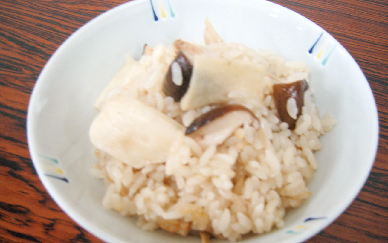 木の子ご飯