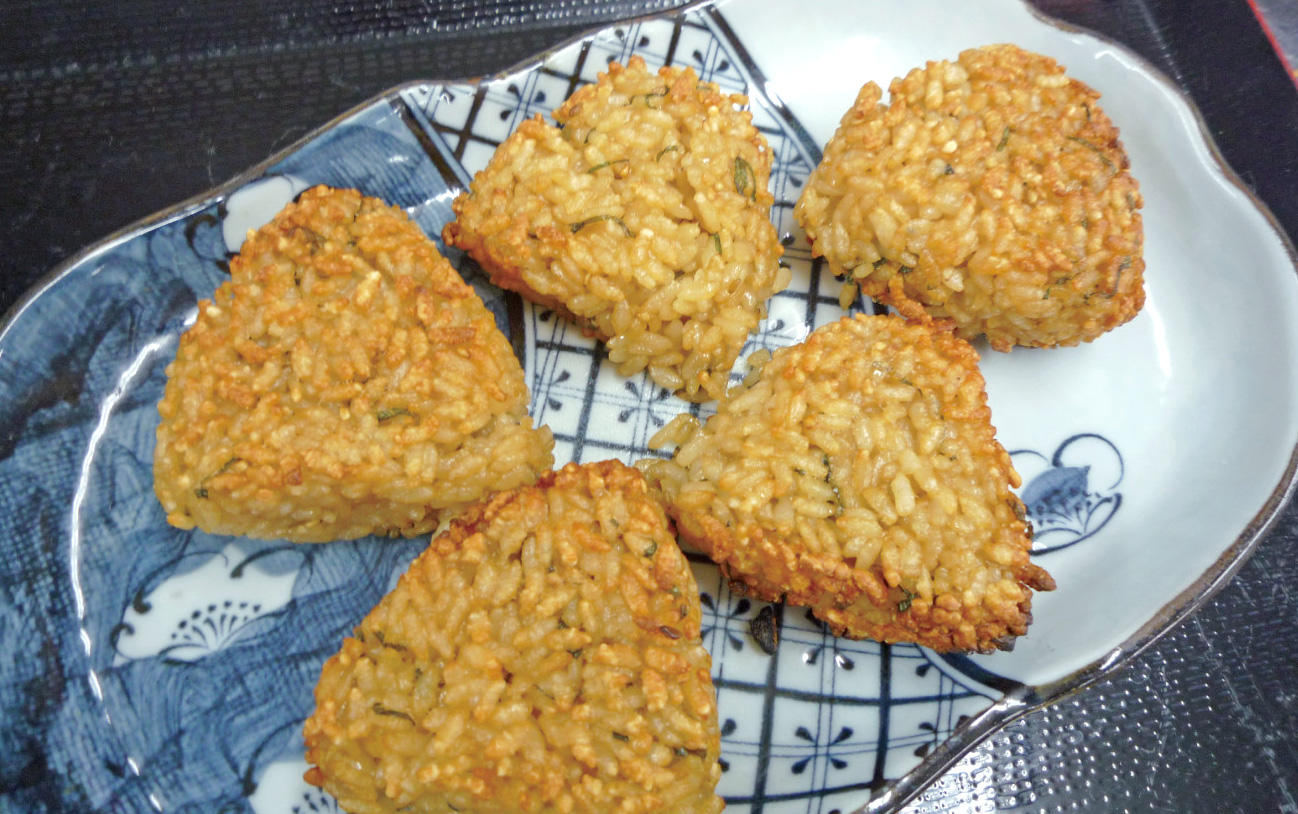 グリルを使った夏野菜焼きおにぎり